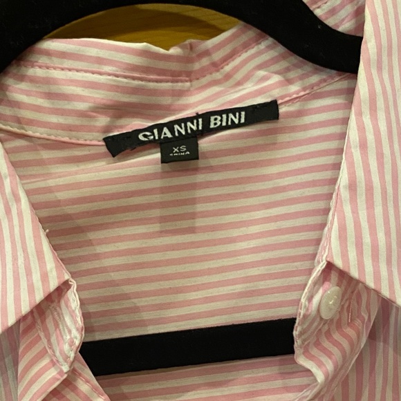 Gianni bini pink/white striped dress - Picture 4 of 7